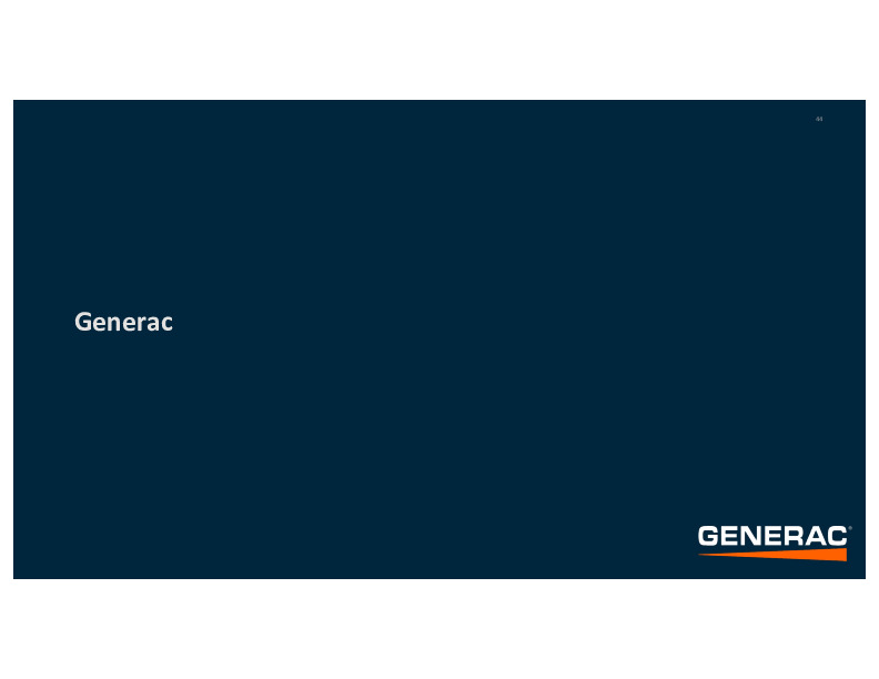 4. Generac Presentation Slides: Member Discussion Panel thumbnail
